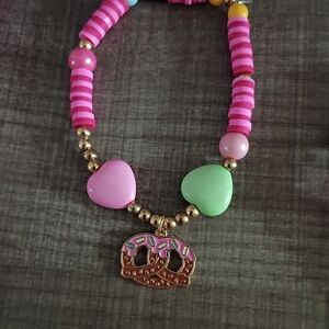 Colorful Pretzel Charm Bracelet